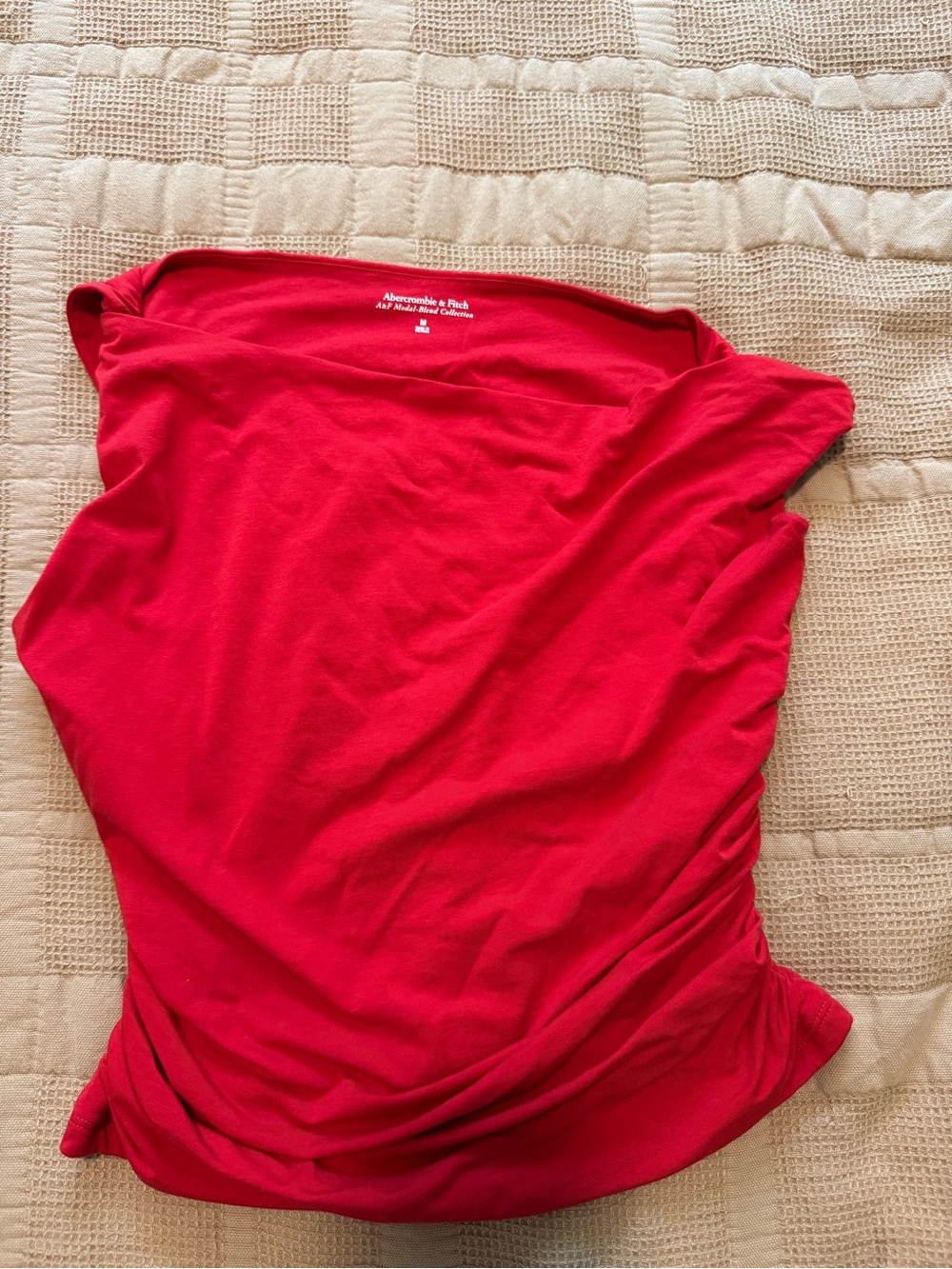 Abercrombie & Fitch Red Twist Top size medium